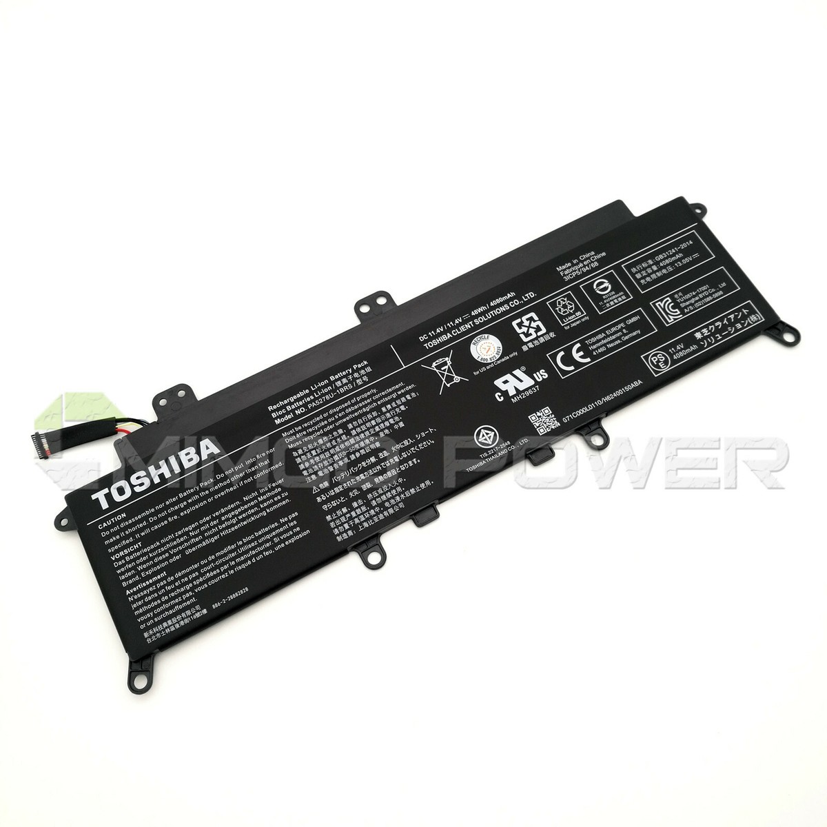 New Genuine PA5278U-1BRS Battery for Toshiba Portege X30-D X30-E