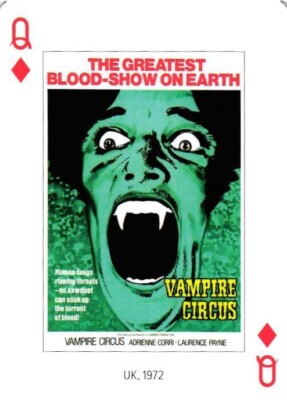 Vampire Circus Movie Playing Card