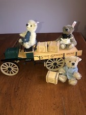 Steiff Delivery Cart With Bears Limited Edition 2003 EAN 038914.