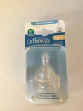 Dr. Brown's Natural Flow Standard Silicone  Nipple, Level 3 6m+, 2 Ct Dr Browns