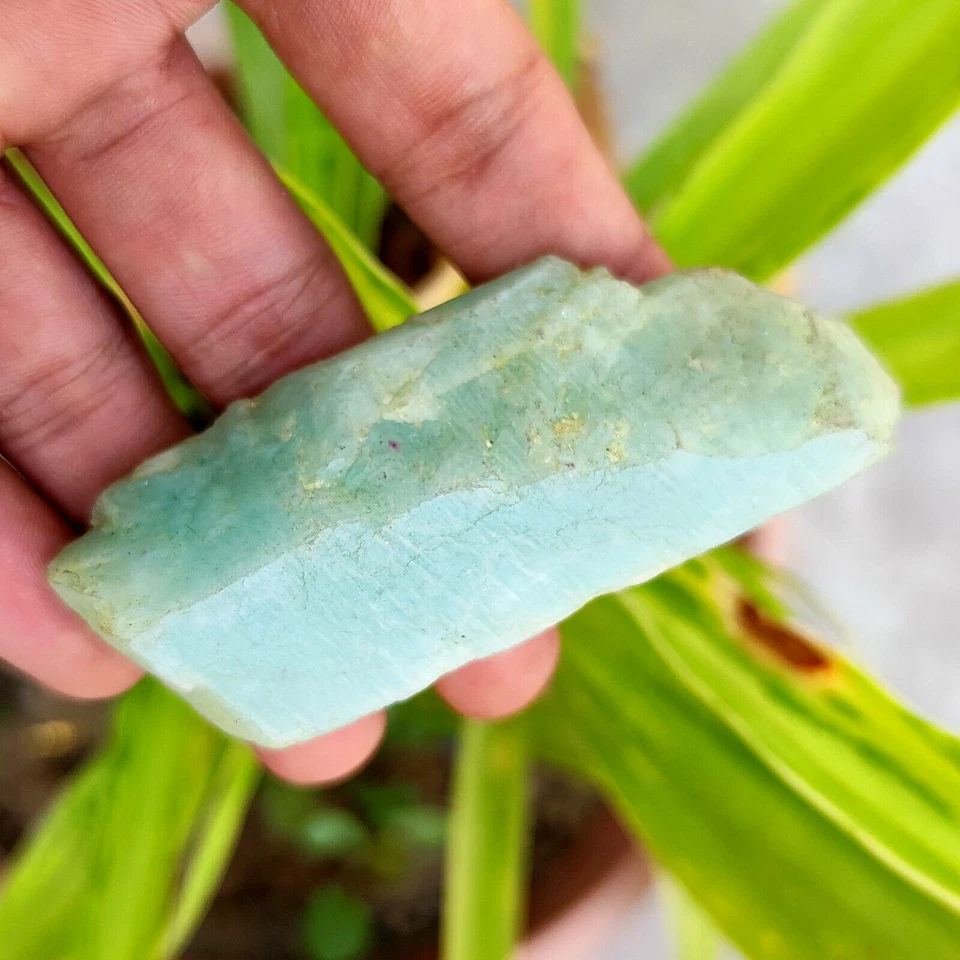 Piedras preciosas ásperas genuinas sin cortar de aguamarina natural certificada 306 quilates Foto 2 de 4