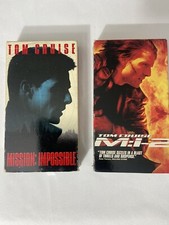 Mission Impossible & Mission Impossible 2 VHS...