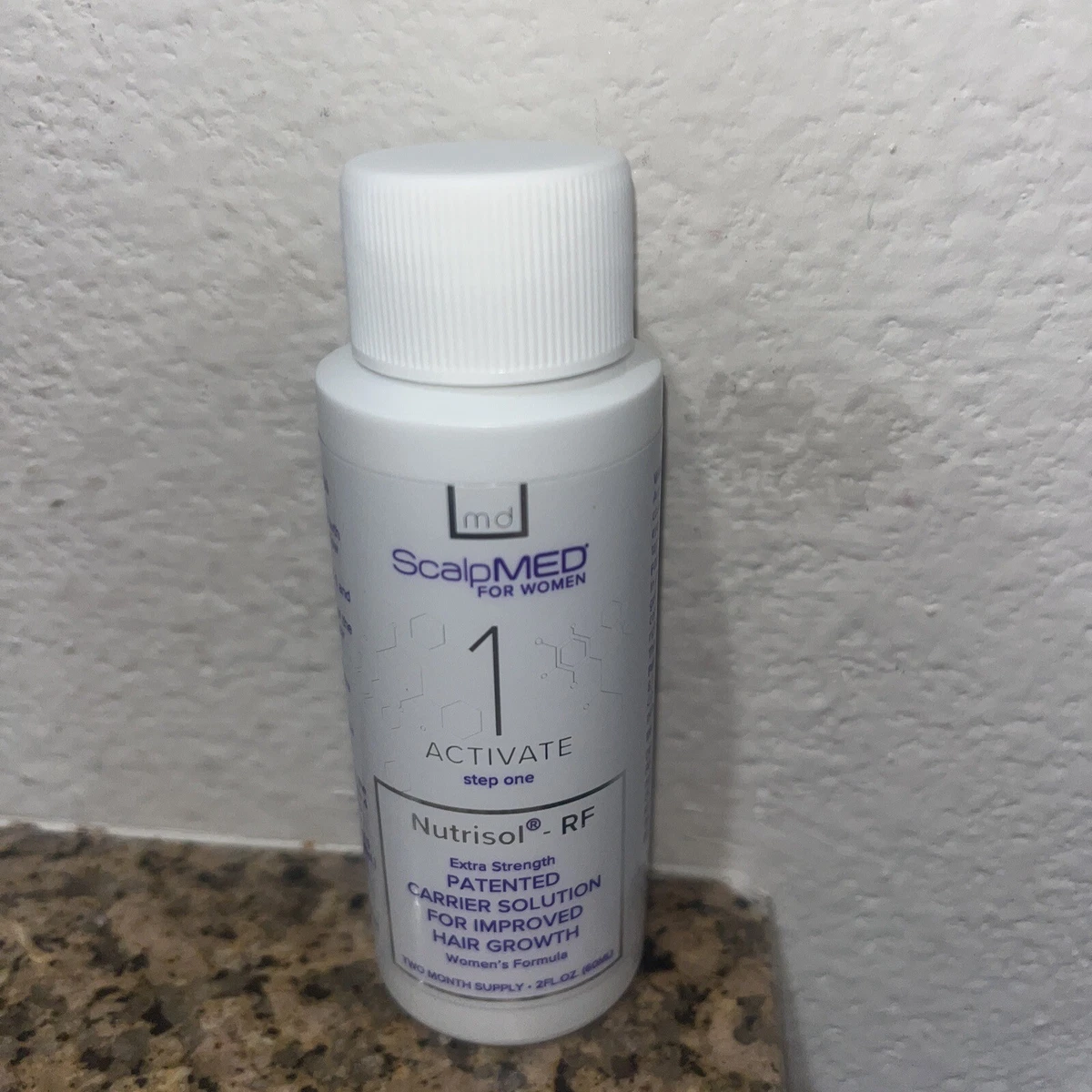 New ScalpMed Scalp Med For Women 2oz. Step 1 One Activate Two