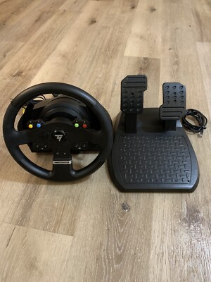 THRUSTMASTER FEEDBACK TMX RACING WHEEL & PEDALS~XBOX ONE~HARDLY USED~VNC