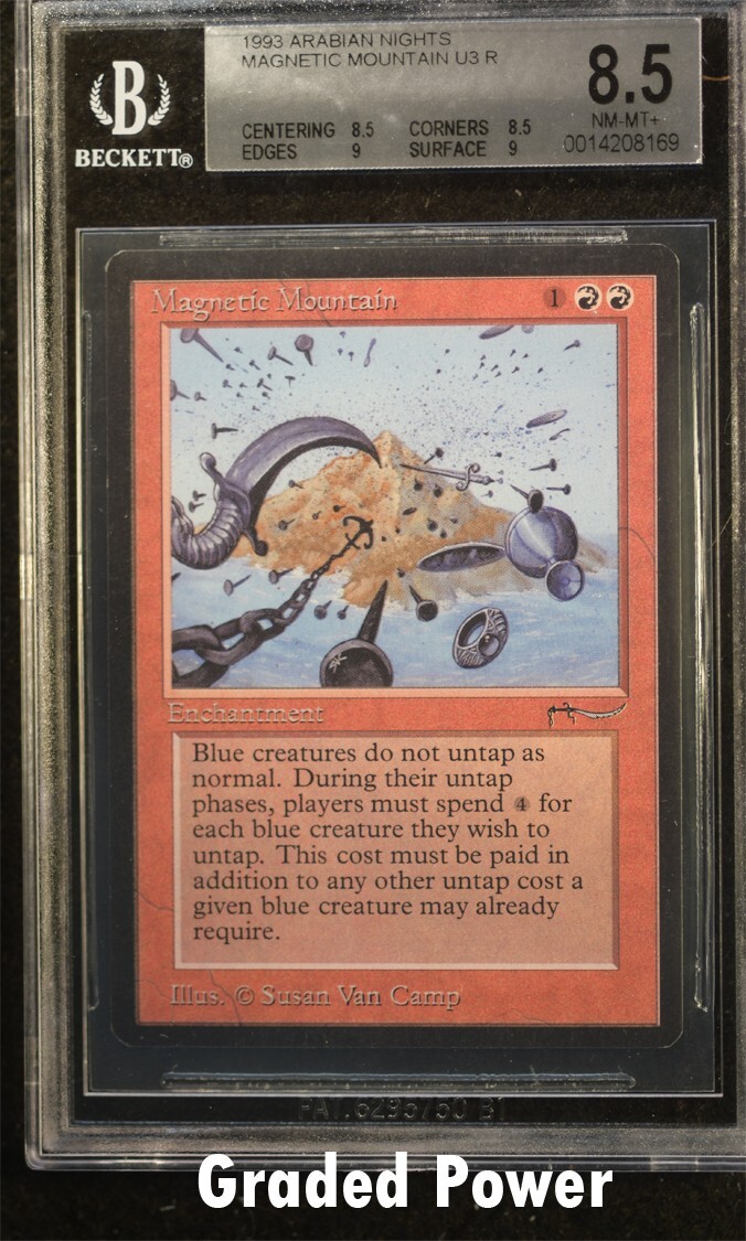 Arabian Nights Magnetic Mountain 8.5 (8169) Magic MTG | eBay