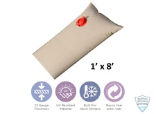 Buffalo Blizzard 1 x 8 Tan Water Tube For Swimming Pool Winter Covers 22 Gauge
