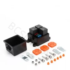 3 Way Relay Box With 5-Pin 40A Relay ATO ATO Fuse Slots For Car Truck Marine 12V