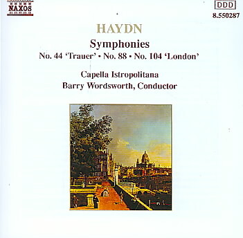 HAYDN: SYMPHONIES NOS. 44 88 & 104 NEW CD