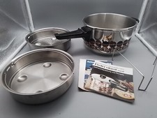 Fissler Vitafit Royal Nr. 738 Schnellkochtopf mit Einsatz und Gebrauchsanweisung