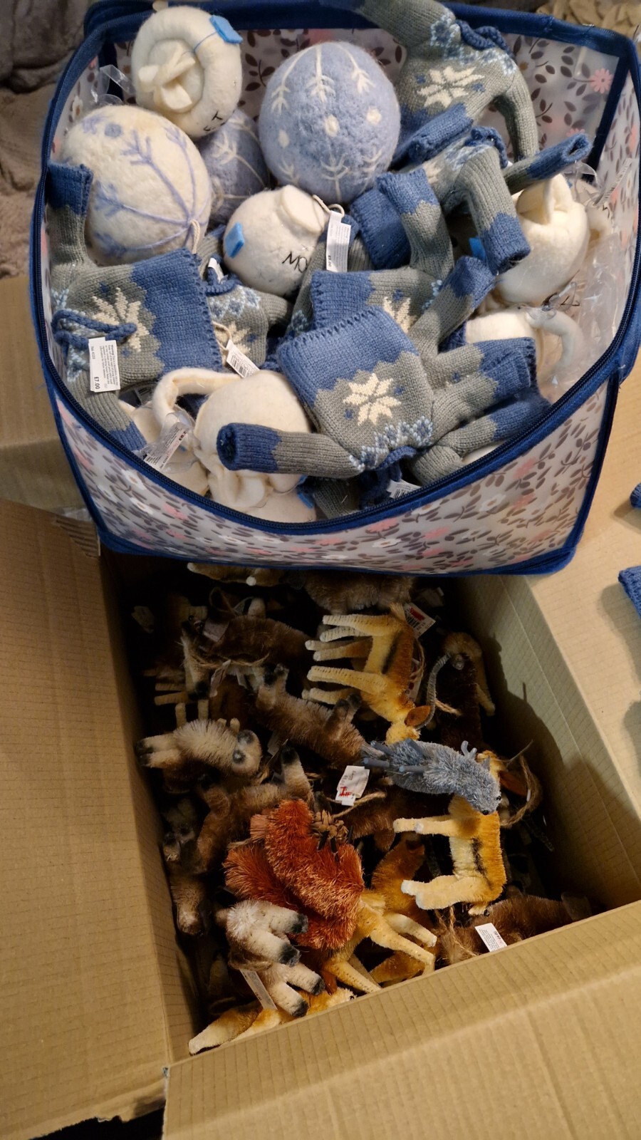 John Lewis Xmas Christmas Decoration Job Lot Over 140 Items eBay