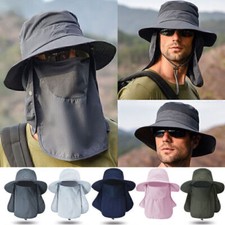 Anglerhut Sonnenhut Mit Nackenschutz Fischerhut Herren Sommerhut Fisherman Hut@