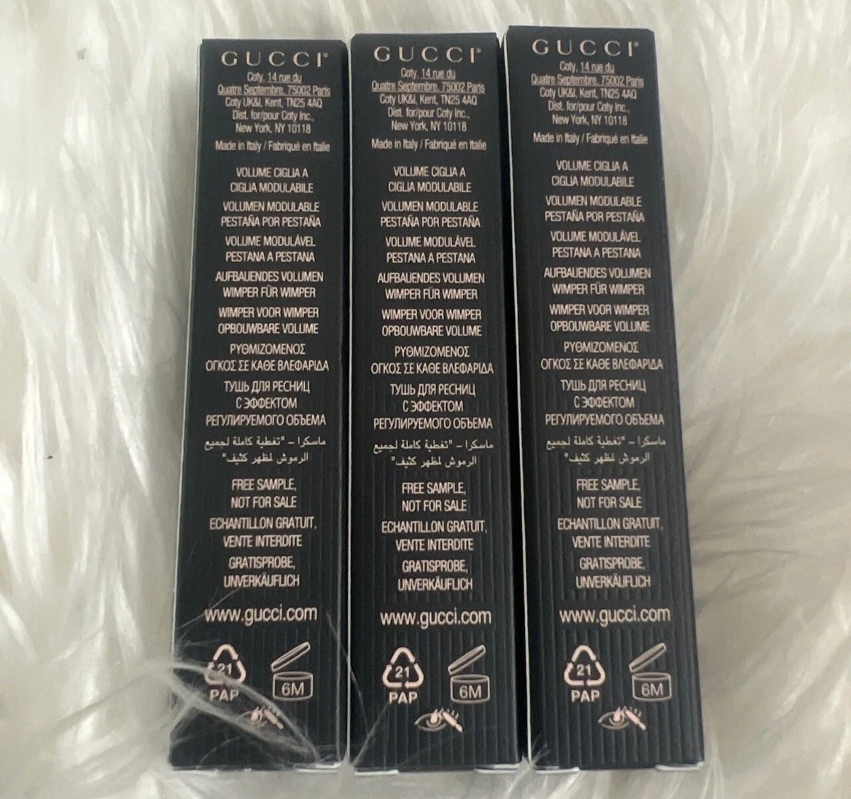 3x Gucci Mascara L'Obscur # 1 Eve Black 3 mL 0.1 Fl OZ | eBay 3x Gucci Mascara L'Obscur # 1 Eve Black 3 mL 0.1 Fl OZ | eBay