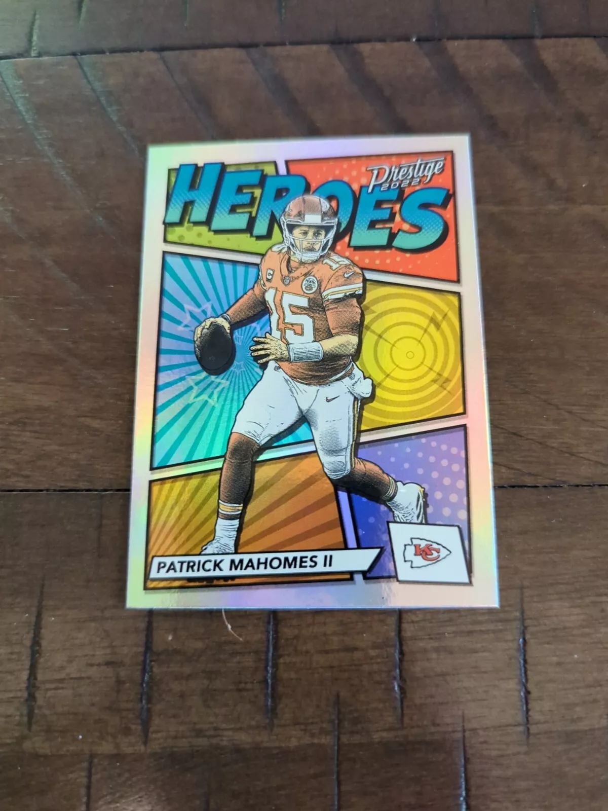 Patrick Mahomes trading card
