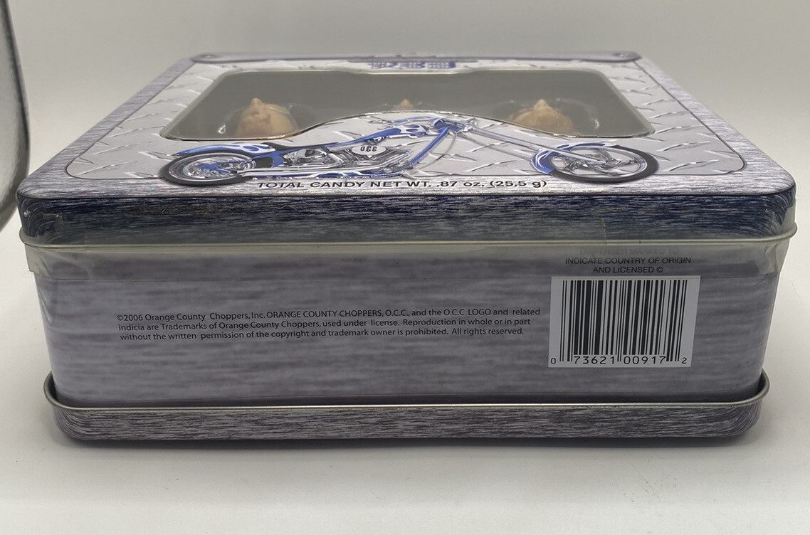 2006 PEZ OCC Orange County Choppers Limited Edition Collector's Tin Gift Set eBay