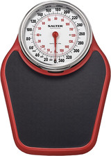 Pro-Helix Professional Oversized Bathroom Scale with Black/Red Powder-Coated Ste