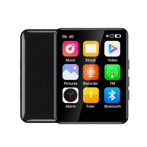 Portable 2.4 inch Full Touch Screen Bluetooth 5.3 MP3 Music MP4 Video Playerdq