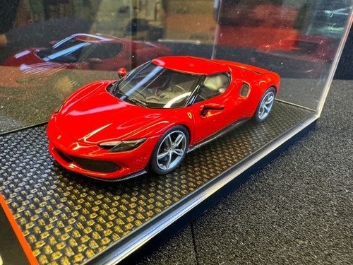 1:43 BBR BBRC264A Ferrari 296 GTB - Rosso Corsa 322 Limited 233/300 - Foto 4 di 7