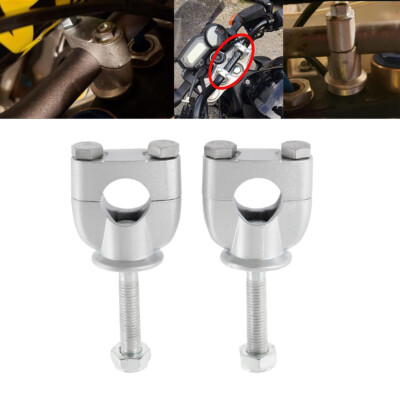 7/8'' 22mm HandleBar Bar Mount Clamps Risers Adapter For Honda CRF50F 2005-2016