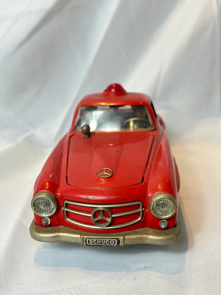 Coche De Colección Schuco Elektro Razzia 5509 Rojo Mercedes 190SL No Funciona SIN LLAVE Alemania Foto 4 de 4