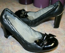 VINTAGE SW STUART WEITZMAN BLACK HEELS/PUMPS CLASSIC WOMENS SHOES SIZE 8 M