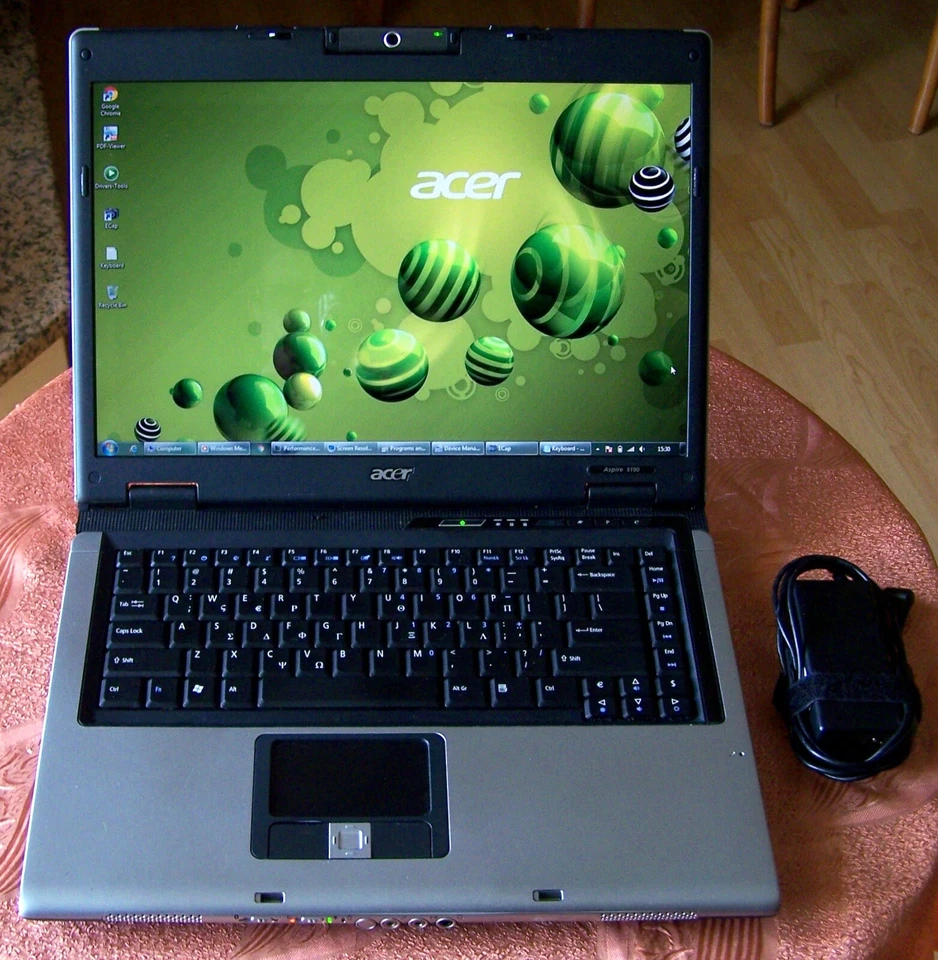 Acer Aspire 5100, 15” AMD MK-36, 2.0GHz, 2GB Ram 120GB HD WiFi Win 7-ΝΟ 5600- - Image 3 of 4