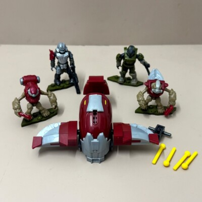 #ad 4pcs Halo MEGA Construx Infinite Hijacked Ghost Brute Warrior Anubis Builder Set $19.99