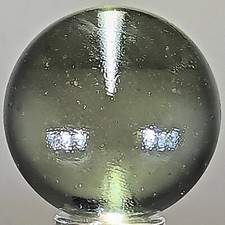Large Clear Iridescent Marble .84 Inches Near-Mint Condition Combined Shipping
