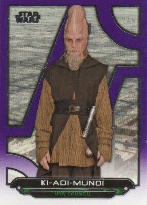 Star Wars Galactic Files Reborn: TPM-19 Purple Parallel Base Card #25/99
