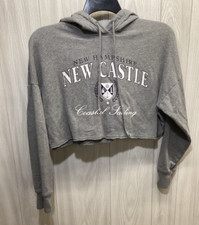 HOLLISTER Women's Size S Long Sleeve Pullover Hooded Sweatshirt New Castle