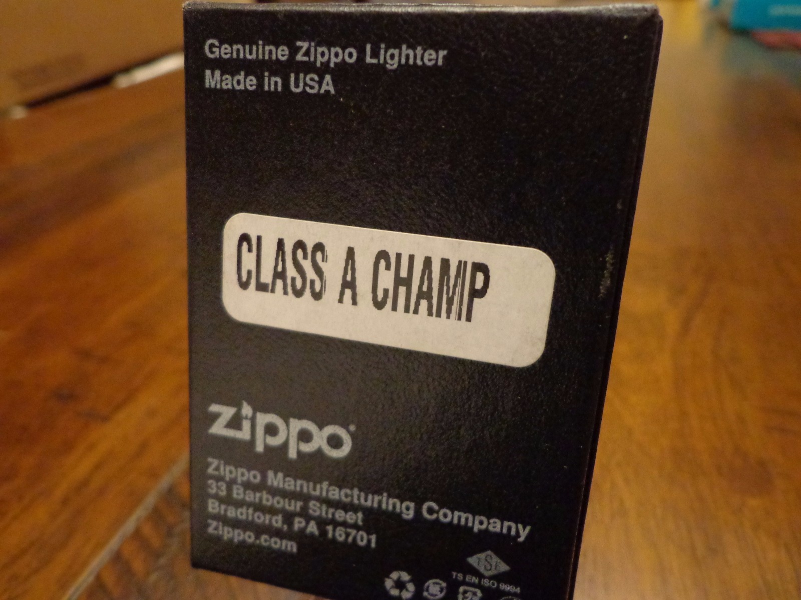 BOY SCOUTS BSA SPORTING CLAYS 2011 CHAMPION ZIPPO LIGHTER ALLEGHENY