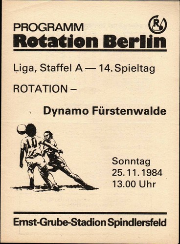 Fanion SG Dynamo Fürstenwalde / Spree – 25 Cm – RDA Football – Vintage