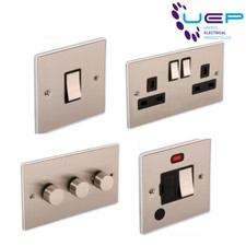 Brushed Chrome Switches & Sockets USB  - Urban Edge Range