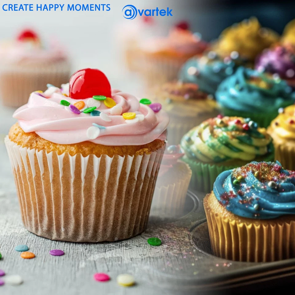 Windowed Cupcake Boxes for 1, 2, 4, 6, 12 & 24 Cup Cakes with Removable Trays - Image 4 of 4