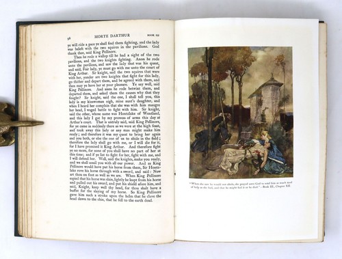 W. RUSSELL FLINT ThomasMalory Beautifully illustrated Le Morte Darthur 1920 2V - Imagen 8 de 8