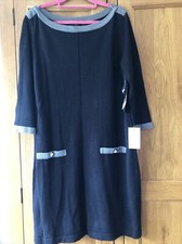Nine West black dress UK Large **B6**