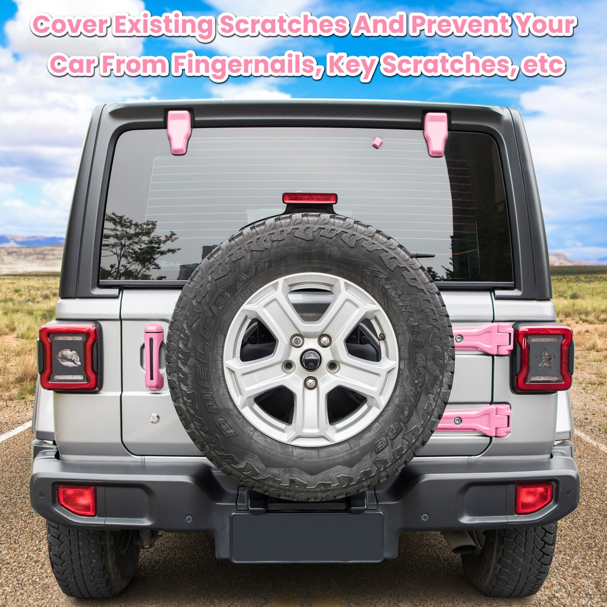 Decorazione Natalizia Jeep Wrangler Rubicon JL 2018/19 Rossa In Diecast 1:64 Mattel