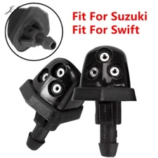 2Pcs Car Front Windshield Wiper Washer Hood Jet Nozzle For Suzuki Grand Vitara