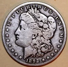 1892-S Morgan Dollar- Fine - #C8816