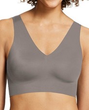 TRUE CO True Everybody Women's Gray V Neck Padded Bra Size XS