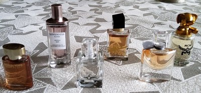 Neu! Sechs Parfum Minis, Kardashian, Grande, MCM, Michael Kors, Lancome, YSL