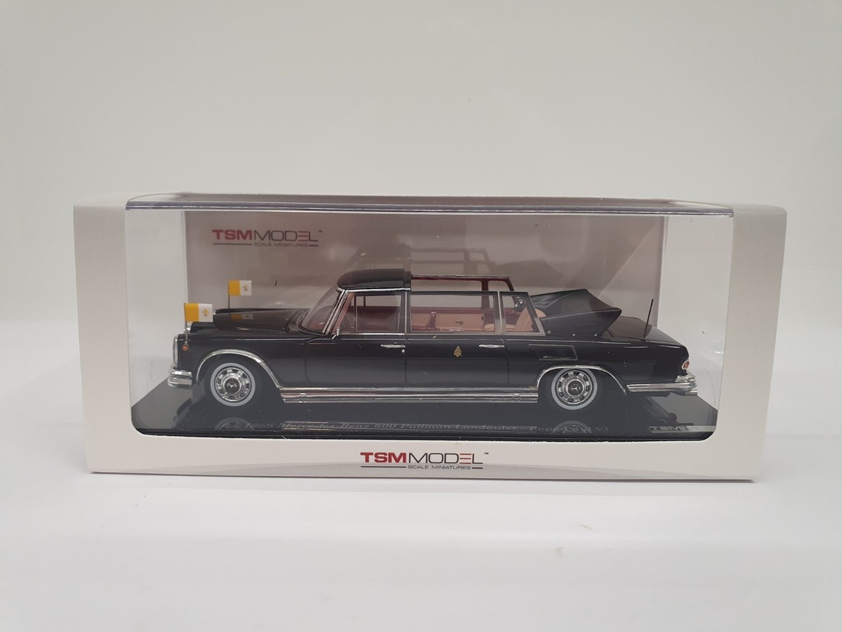 1/43 MEGA RARE MERCEDES-BENZ 600 PULLMAN LANDAULET POPE PAUL