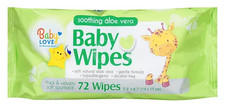 New 820704 Baby Wipes 80Ct W- Aloe Vera 12-Pack Cheap Wholesale Discount Bulk