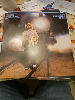 #ad #ad THE PRESSURE IS ON hank Williams jr LP VINYL $25.00
