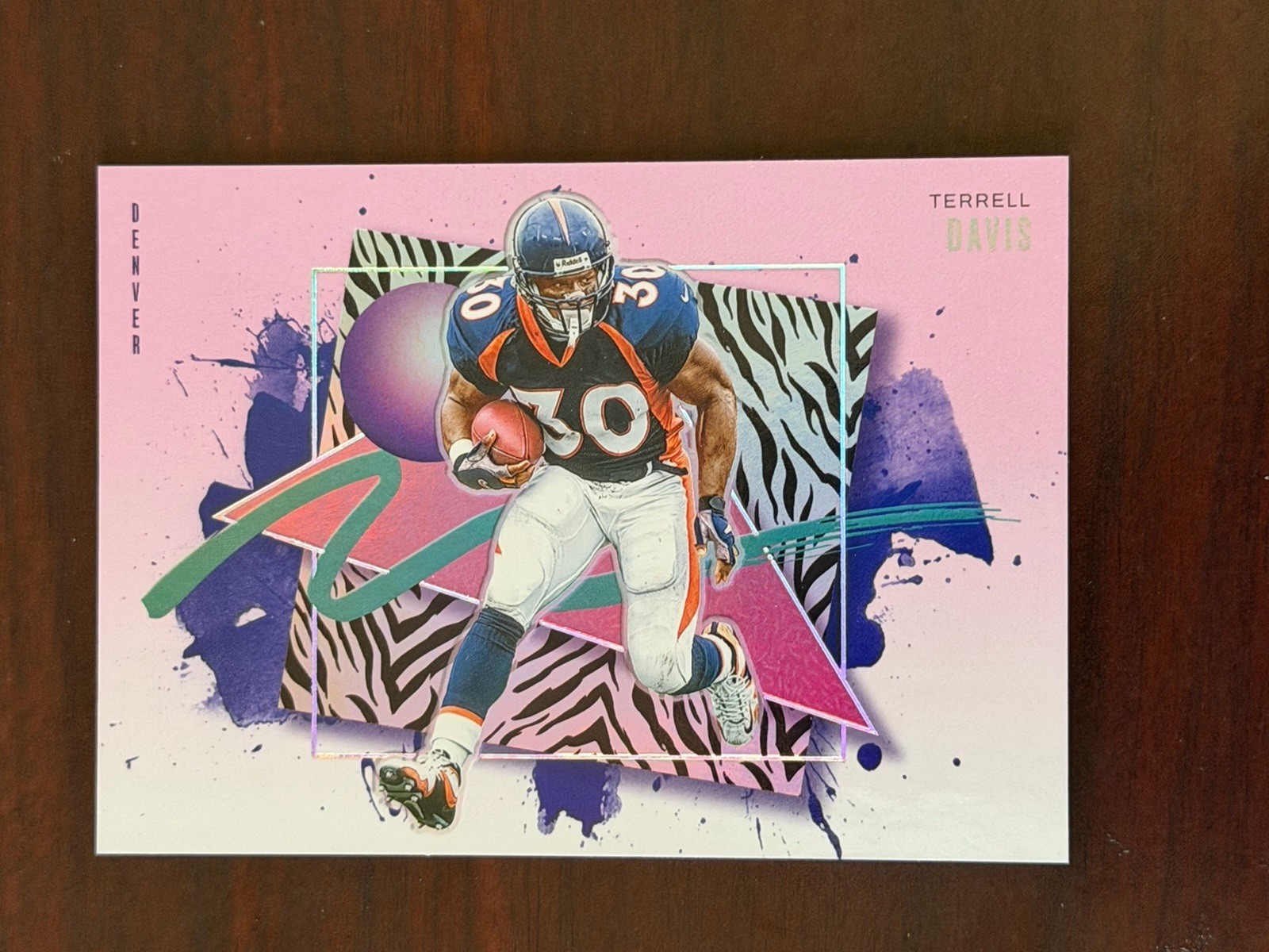 2026 Panini Decades 90s Pop Culture - 90s Color Blast Terrell Davis #14