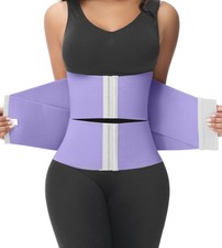 Waist Trainer For Women Tummy Control Workout Cincher Triple Wrap Girdle