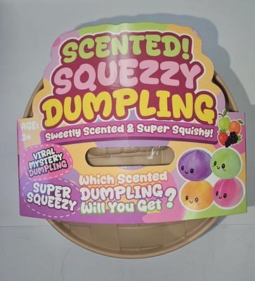 Outplay Scented Dumpling Squeeze Ball Squishy Toy, Orange Plastic 3in MPN 04170