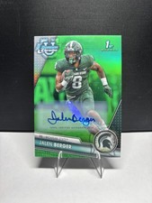2023 Bowman U Chrome Prospect Green Refractor /99 Jalen Berger #121 Autograph 