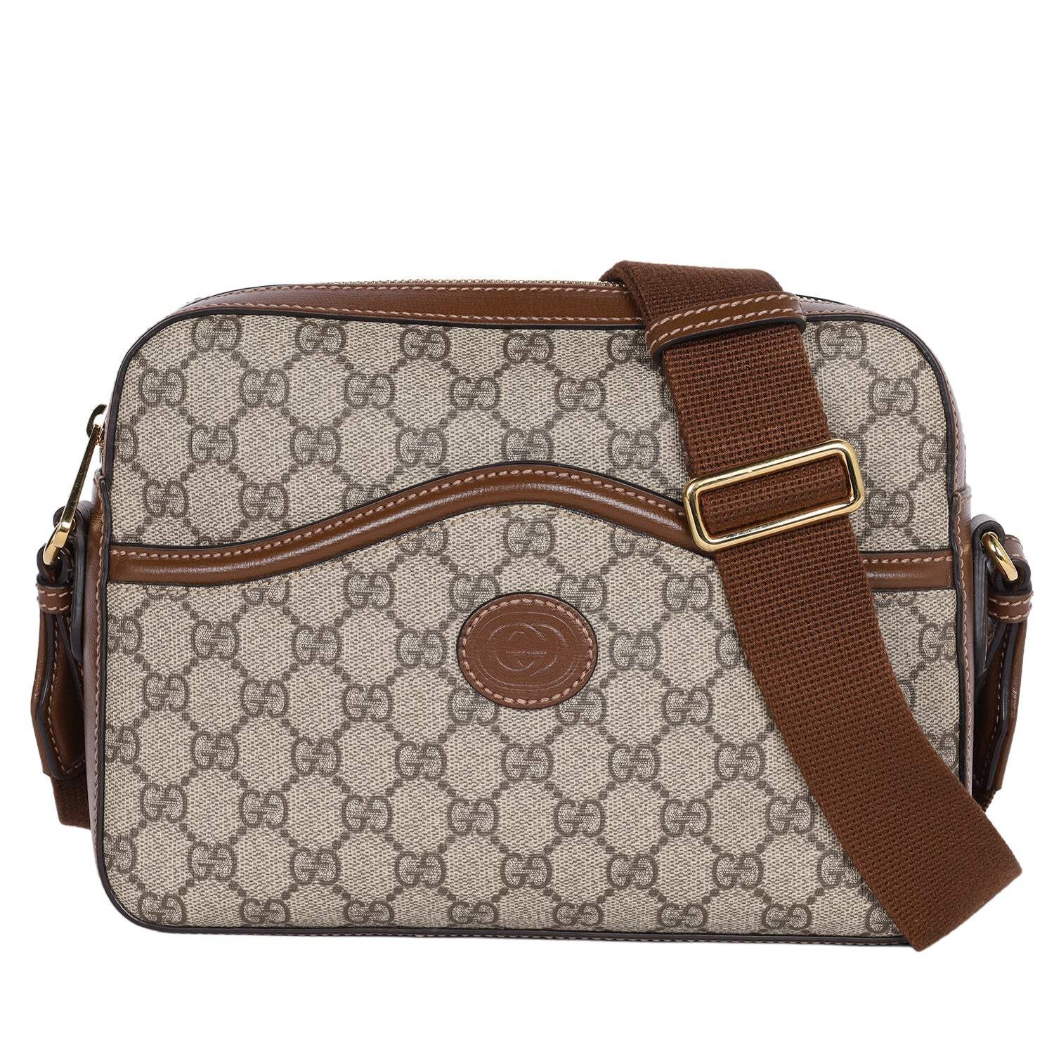 Gucci Supreme Monogram Interlocking G Messenger S… - image 1