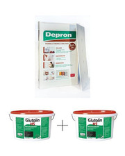 Kit 20 pannelli isolanti Depron 125x80 H6mm+2 colla adesivo Glutolin HS 8kg