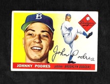 1955 TOPPS #25 JOHNNY PODRES - EX/MT+ 4.99 MAX SHIP COST